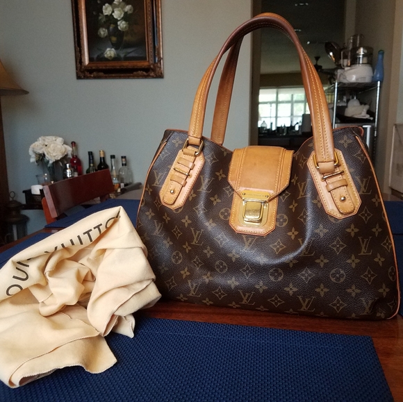 SOLD@! Auth. Louis Vuitton Griet Monogram Bag Gm - Picture 6 of 12